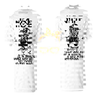 Nicole コスチューム かわいい 定義 名入れ Nicole Tシャツ - Kawaiitshirt