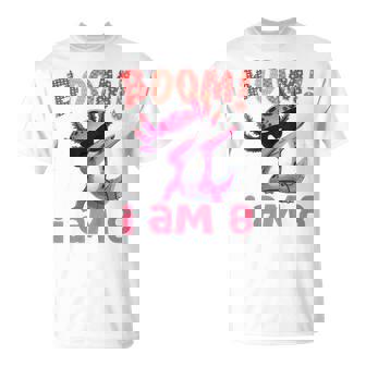 Niños Boom Tengo 8 Años Golpeando A Axolotl Para Niños Del Octavo Cumpleaños Camiseta unisex - Regaloses