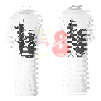 Niños Ninja Tengo 8 Años Camiseta unisex - Regaloses