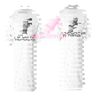 No Balance Girl スポーツとユーモアのための面白いパロディデザイン Tシャツ - Kawaiitshirt