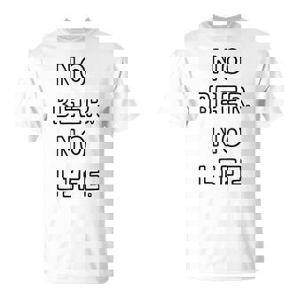 No Beer No Life ノービアーノーライフ ビール おもしろ かわいい Tシャツ - Kawaiitshirt