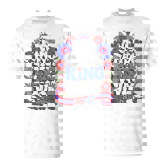 No Faux King Way 8647 Resist Floral Boho Style T-Shirt - Thegiftio