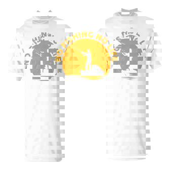 No Fishing No Life 釣り フィッシング ロゴ プリント 長袖tシャツ Tシャツ - Kawaiitshirt