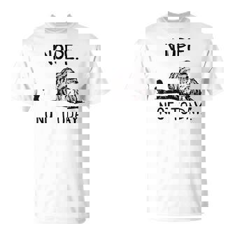 No Hoy No Gato Atigrado In Mangas Camiseta unisex - Regaloses