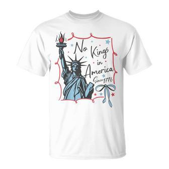 No Kings In America Since 1776 Protest Patriotic 4Th July T-Shirt - Thegiftio UK