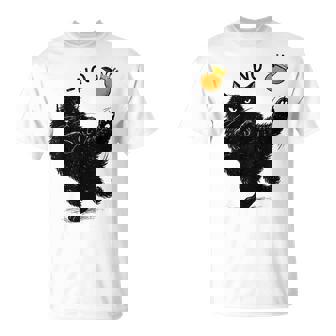 No Kings In America Black Cat Political Meme T-Shirt - Thegiftio UK
