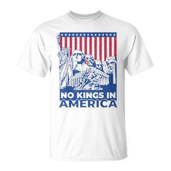 No Kings In America T-Shirt - Thegiftio UK
