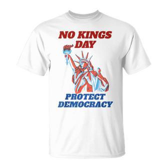 No Kings Day Protect Democracy June 14 Protest T-Shirt - Thegiftio UK