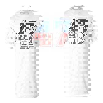 Número 47 Usa Camiseta unisex - Regaloses