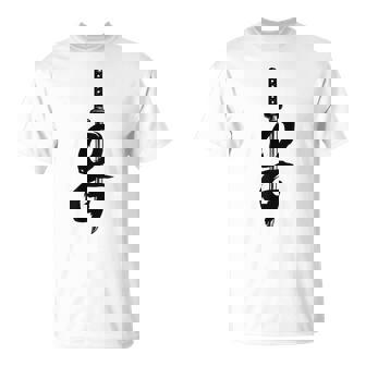 Og Sword Graphic Bold Black Brush Style T-Shirt | Mazezy