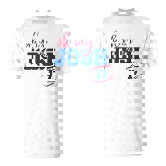 Oh I Love My Josh Proud Last Name Vintage Sports T-Shirt - Thegiftio