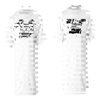 Ohana レトロハワイトロピカルシャツ 男女兼用 Tシャツ - Kawaiitshirt