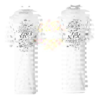 Oma For Grandma Women's Wildflower Floral T-Shirt - Seseable