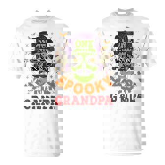 Onepooky Grandpa ハロウィン ホラーマン サングラス ファミリー 長袖tシャツ Tシャツ - Kawaiitshirt