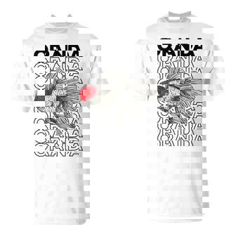 Oranda Goldfish 80年代スタイル ファンシー金魚オーナー Tシャツ - Kawaiitshirt