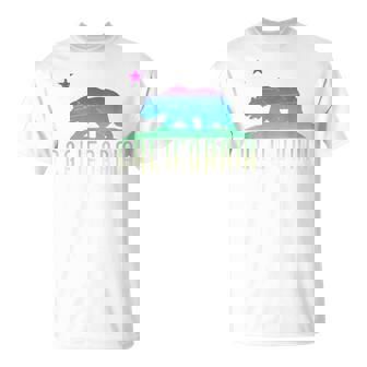 Ours Animal Été Tropical Caliacances Californie T-Shirt - Cadeauxyz