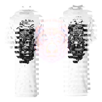 メンズ Papa Bear Face サングラス Papa Bear Lover 父の日 Tシャツ - Kawaiitshirt