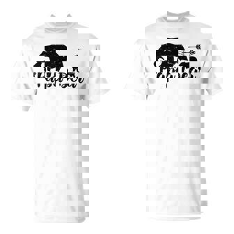 Papabear Papa Bear With Baby Daddy Dad Fathers Day Outfit T-Shirt - Thegiftio