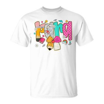 Para Paraprofessional Coquette First Day Back To School T-Shirt - Thegiftio UK