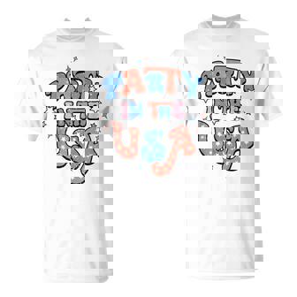 Party In The Usa 4Th Of July America Independence Girl Women T-Shirt - Thegiftio UK