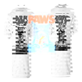 Paws Cat Lover ホラー映画 パロディ Tシャツ - Kawaiitshirt