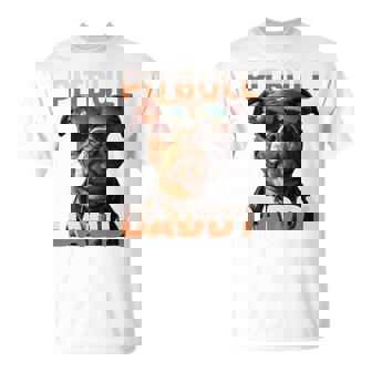 Pitbull Daddyピットブル・パパ・ヴァタータグ アメリカン・ピット・ブル・テリア・パパ 長袖tシャツ Tシャツ - Kawaiitshirt