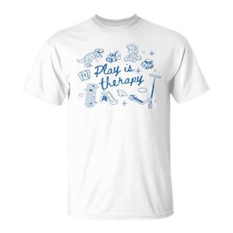 Play Is Therapy Child Life Specialist Occupational Therapy T-Shirt - Thegiftio UK