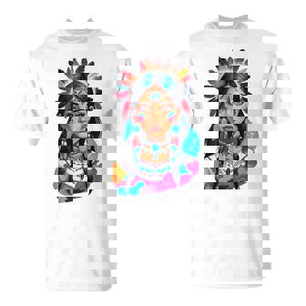 Plumes Colorées Costume D'indien Pour Fille T-Shirt - Cadeauxyz