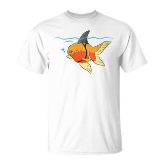 Poisson Rouge Requin À Nageoires Poisson Rouge T-Shirt - Cadeauxyz