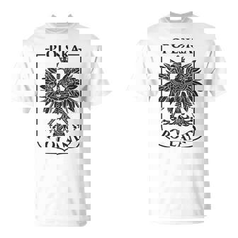 Polska Polish Eagleintage Distressed Polonia Escudo De Armas Camiseta unisex - Regaloses