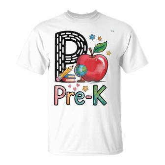 Pre-K Preschool Teachers Back To School Teacher Students T-Shirt - Thegiftio