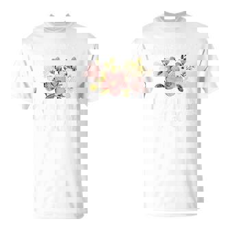 Promoted To Grandma 2026 First Time Nana Floral New Grandma T-Shirt - Monsterry