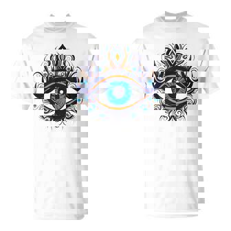 Protection Contre Le Mauvais Œil Nazar Grecqueaskania Contre Le Mauvais Œil T-Shirt - Cadeauxyz