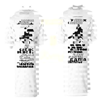 Proud Barrel Racer Grandma Barrel Racing Grandma T-Shirt | Mazezy
