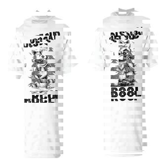 Questquad ブロッコリー 面白い 猫好き Tシャツ - Kawaiitshirt