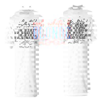 Red White And Blonde Western Country Cowgirl 4Th Of July T-Shirt - Thegiftio