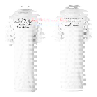 Red White And Blue Heavy On The Blue 4Th Of July T-Shirt | Mazezy