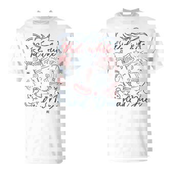 Red White And Due 4Th Of July Pregnancy Summer Usa Mom Mama T-Shirt - Monsterry