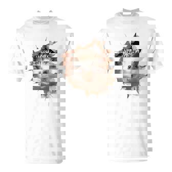 Retrato De Erizo Con Diseño De Animal Y Erizo Camiseta unisex - Regaloses