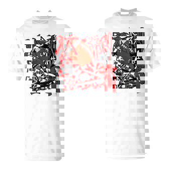 Retro Go Cheer Sports Team Cheerleader Cheerleading Red T-Shirt | Seseable CA