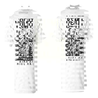 Retro Yosemite Half-Dome National Park Vintage Mens T-Shirt - Thegiftio UK