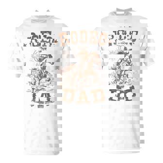 Rodeo Dad Western Cowboy Daddy Family Matching Father's Day T-Shirt - Monsterry