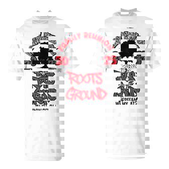 Roots In The Ground Where My Fam At Family Reunion Tree 2025 T-Shirt - Thegiftio