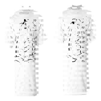 Sacabambaspis フィッシュミーム 日本語ラインアート Tシャツ - Kawaiitshirt