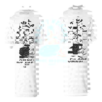 Salty Beach Port Aransas テキサス マーメイドシャツ ダイブバー オイスター Tシャツ - Kawaiitshirt