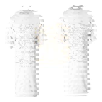 Samouraï Et Fleurs De Cerisier Kanji Japonais Dos Artistique T-Shirt - Cadeauxyz