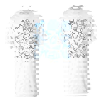 Seashell Coastal Coquette Starfish Ocean Beach Summer Vibes T-Shirt - Thegiftio