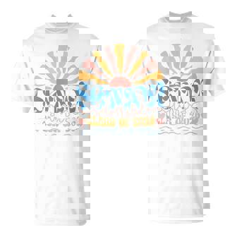 Senior Sunrise 2026 Boho Colorful High School Jenior Retro T-Shirt | Mazezy