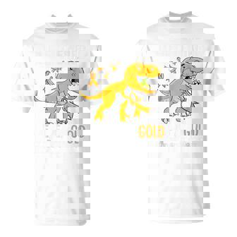 In September We Wear Gold Childhood Cancer Awareness Ribbon T-Shirt | Mazezy