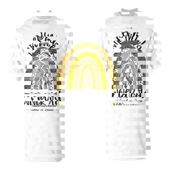 In September We Wear Gold Rainbow Childhood Cancer Awareness T-Shirt - Monsterry